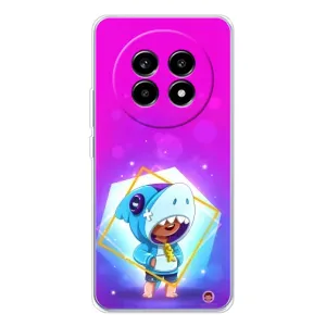 Чохол Бравл Старс для Realme 13 Pro (Леон у костюмі Акули)
