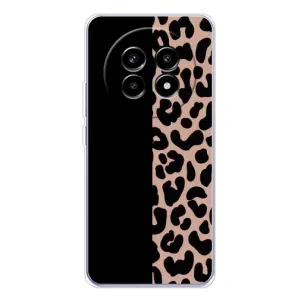 Чехол с леопардовым принтом на Realme 13 Pro (Леопардовый фон)