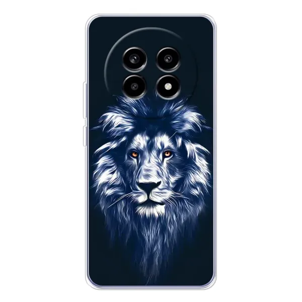 Чехол с рисунком «Лев - синий» для Realme 13 Pro Чехол с рисунком «Лев - синий» для Realme 13 Pro