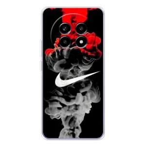 Силиконовый Чехол на Realme 13 Pro с картинкой Nike (Nike дым)