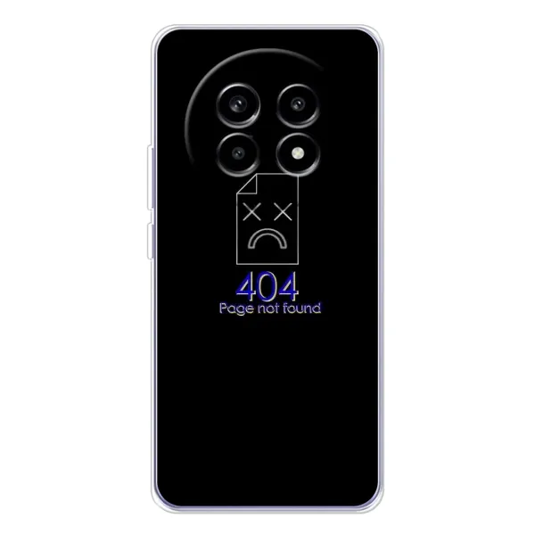 Чехол с рисунком «Ошибка 404» для Realme 13 Pro Чехол с рисунком «Ошибка 404» для Realme 13 Pro