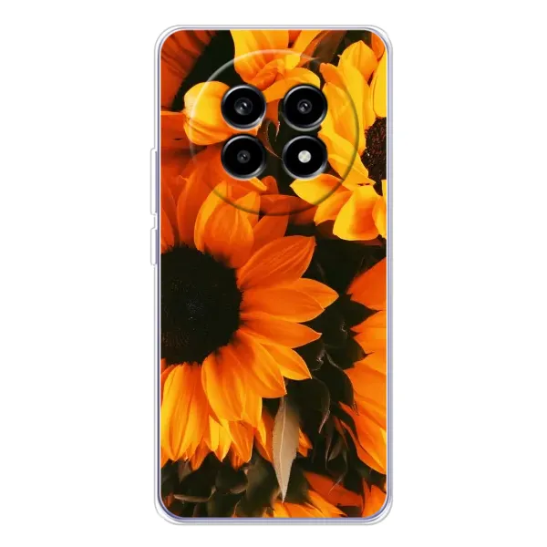 Чехол с рисунком «подсолнухи» для Realme 13 Pro Чехол с рисунком «подсолнухи» для Realme 13 Pro