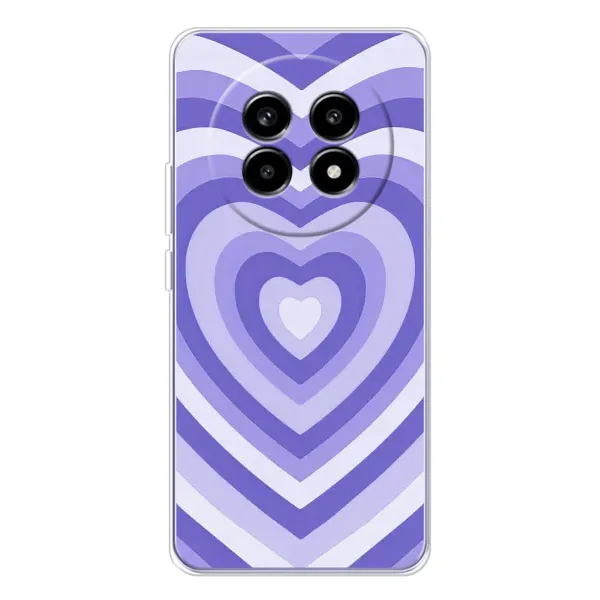 Чехол с рисунком «Сердце фиолет» для Realme 13 Pro Чехол с рисунком «Сердце фиолет» для Realme 13 Pro