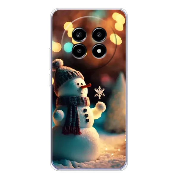 Чехол с рисунком «Снеговик праздничный» для Realme 13 Pro Чехол с рисунком «Снеговик праздничный» для Realme 13 Pro