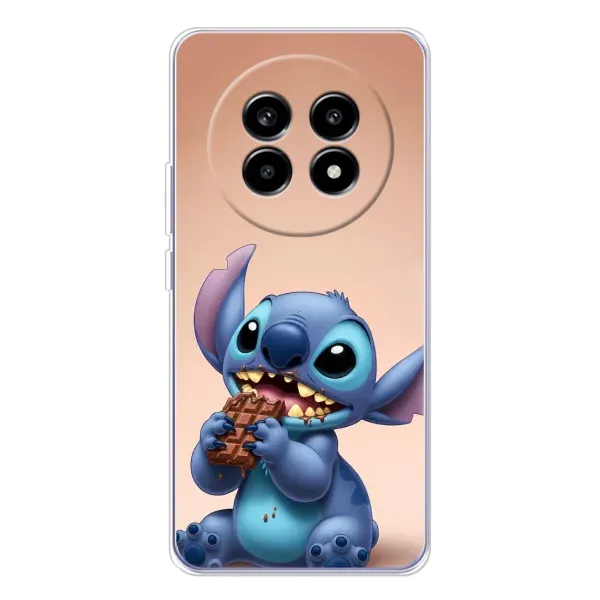 Чехол с рисунком «Стич с шоколадом» для Realme 13 Pro