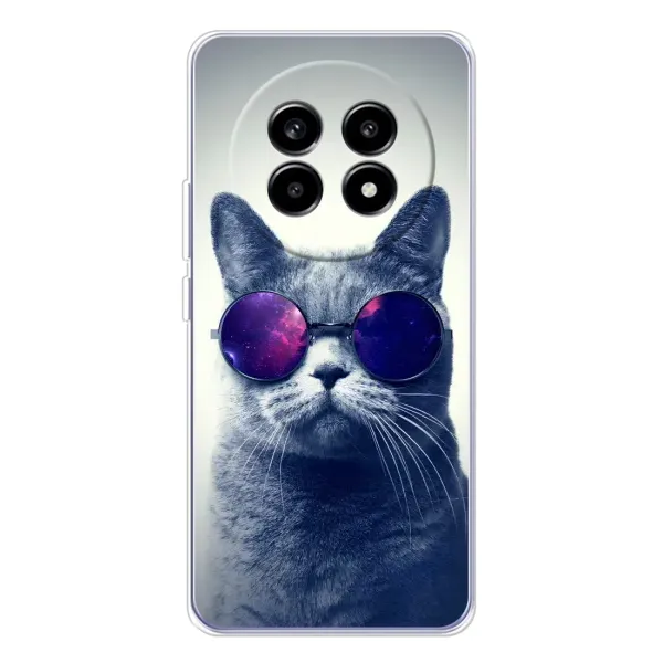 Чехол с рисунком «Стильный КОТ» для Realme 13 Pro
