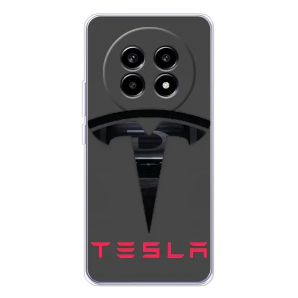 Чехол с рисунком «Logo TESLA» для Realme 13 Pro Чехол с рисунком «Logo TESLA» для Realme 13 Pro