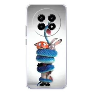 Силиконовый чехол с принтом Зоотрополіс для Realme 13 Pro (Змея Зоо)