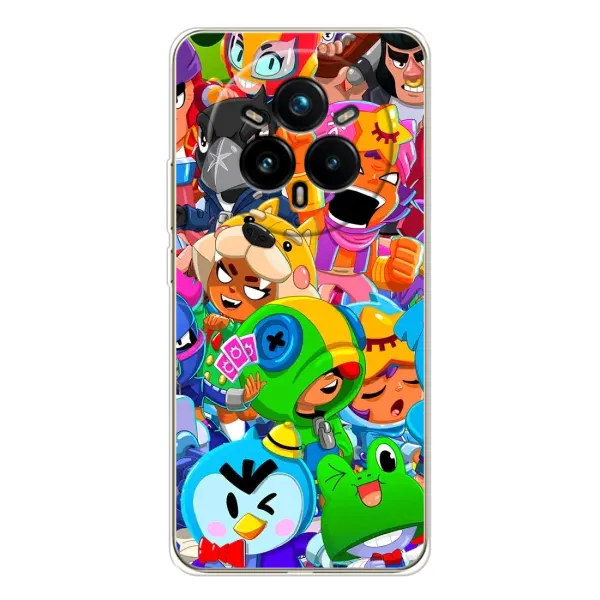 Чехол с рисунком «Brawl-Stars» для Realme 14 Pro 5G Чехол с рисунком «Brawl-Stars» для Realme 14 Pro 5G