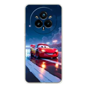 Чехол с принтом Маквин для Realme 14 Pro 5G (Ночной Маквин Тачки)