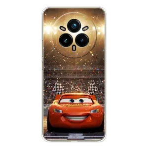 Чехол с принтом Маквин для Realme 14 Pro 5G (Молния Маквин стадион)