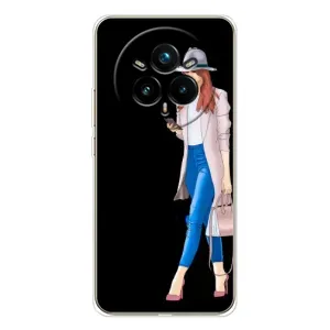 Чехол с картинкой Модные Девчонки Realme 14 Pro 5G (Девушка со смартфоном)