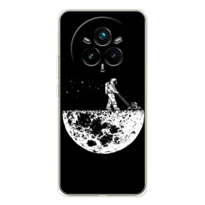 Силиконовый Чехол с принтом "Космонавты" на Realme 14 Pro 5G (Космонавт)
