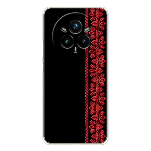 Чехол с рисунком «Красная Вышиванка» для Realme 14 Pro 5G Чехол с рисунком «Красная Вышиванка» для Realme 14 Pro 5G