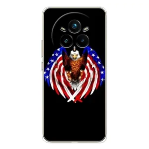 Чехол с рисунком «Крылья США» для Realme 14 Pro 5G