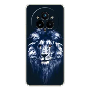 Чохол з картинкою на Realme 14 Pro 5G (Лев – синій)