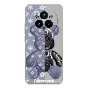 Силиконовый чехол для Realme 14 Pro 5G (Медведь Louis Vuitton)