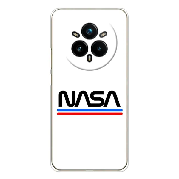 Чехол с рисунком «NASA на белом фоне» для Realme 14 Pro 5G