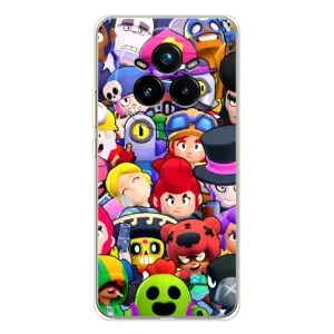 Силиконовый Чехол на Realme 14 Pro 5G с картинкой Brawl Stars (Персонажи)