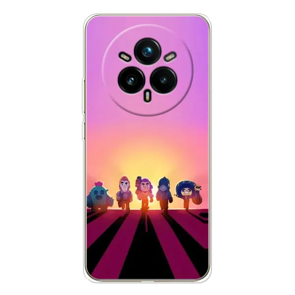 Чехол с рисунком «Персонажи в закате» для Realme 14 Pro 5G Чехол с рисунком «Персонажи в закате» для Realme 14 Pro 5G