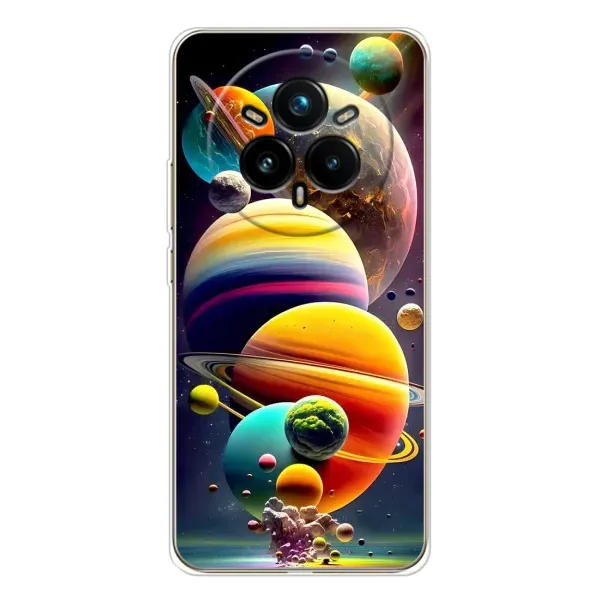 Чехол с рисунком «Солнечна система» для Realme 14 Pro 5G Чехол с рисунком «Солнечна система» для Realme 14 Pro 5G