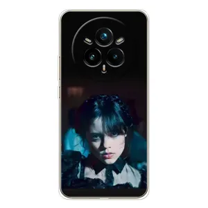 Чехлы с принтом Уэнсдей на Realme 14 Pro 5G (Танец Уэнсдей)