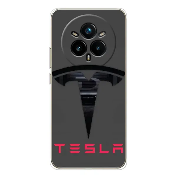 Чехол с рисунком «Logo TESLA» для Realme 14 Pro 5G Чехол с рисунком «Logo TESLA» для Realme 14 Pro 5G
