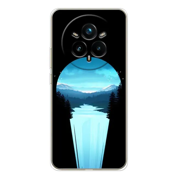 Чехол с рисунком «Синий Водопад» для Realme 14 Pro 5G Чехол с рисунком «Синий Водопад» для Realme 14 Pro 5G