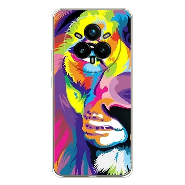 Чехол с рисунком «Яркий Лев» для Realme 14 Pro 5G Чехол с рисунком «Яркий Лев» для Realme 14 Pro 5G