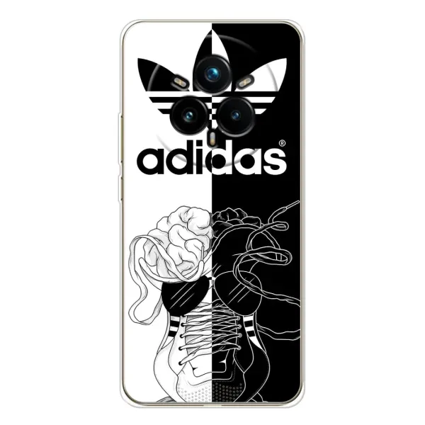 Чехол с рисунком «Adidas шнурки» для Realme 14 Pro Plus Чехол с рисунком «Adidas шнурки» для Realme 14 Pro Plus