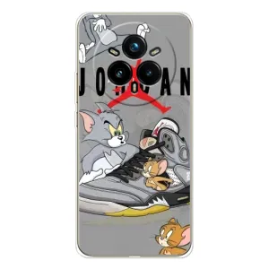 Силиконовый Чехол Nike Air Jordan на Реалми 14 Про Плюс (Air Jordan)