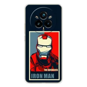 Чехол Супергерой Железный человек на Realme 14 Pro Plus (Art Iron man)