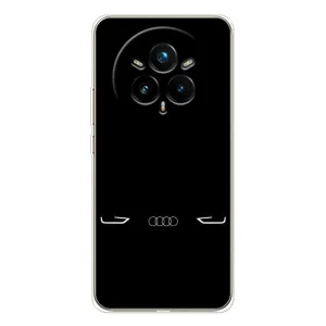 Силіконовий бампер з картинкою машини на Realme 14 Pro Plus (Сілует Audi)