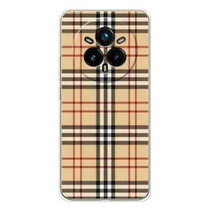 Чехол с рисунком «Burberry стиль» для Realme 14 Pro Plus