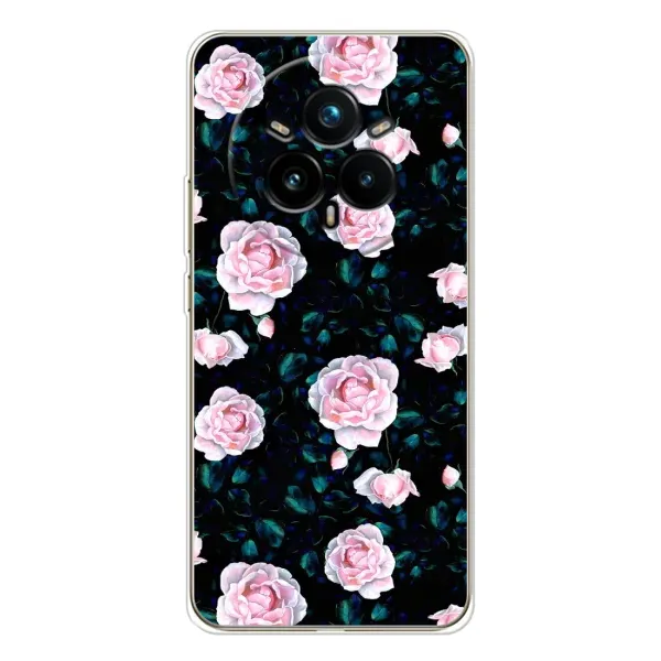 Чехол с рисунком «Чайные розы» для Realme 14 Pro Plus Чехол с рисунком «Чайные розы» для Realme 14 Pro Plus