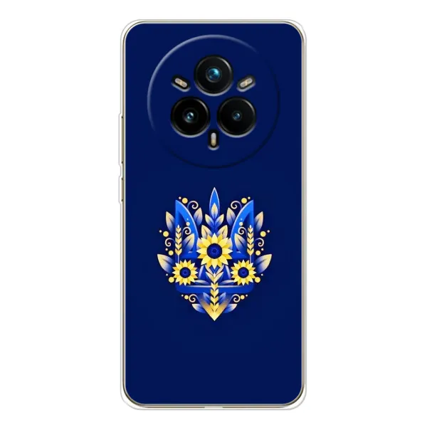 Чехол с рисунком «Цветущий Герб» для Realme 14 Pro Plus