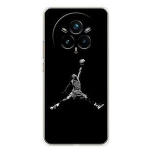 Силиконовый Чехол Nike Air Jordan на Реалми 14 Про Плюс (Джордан)