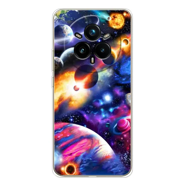 Чехол с рисунком «Космический мир» для Realme 14 Pro Plus Чехол с рисунком «Космический мир» для Realme 14 Pro Plus