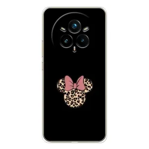 Чехол с леопардовым принтом на Realme 14 Pro Plus (Леопардовая Минни)