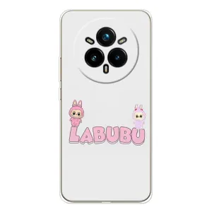 Чехол с принтом Лабубу для Realme 14 Pro Plus (Логотип Лабубу)