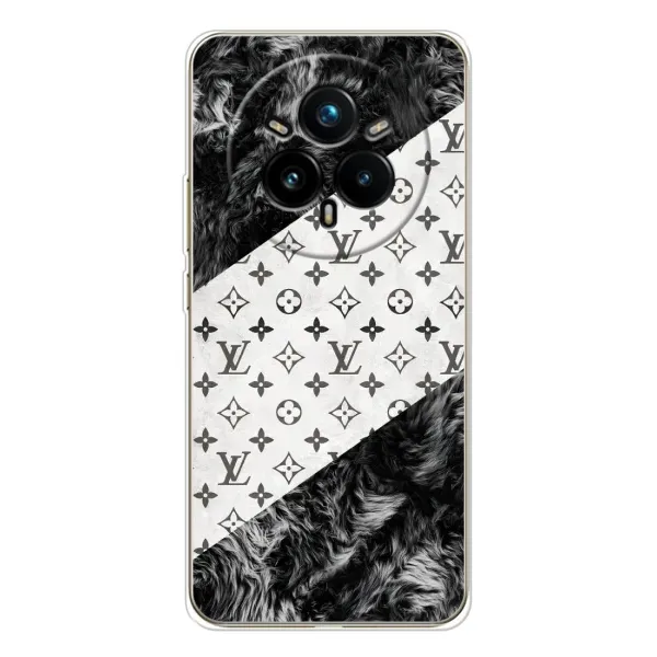 Чехол с рисунком «LV на белом» для Realme 14 Pro Plus