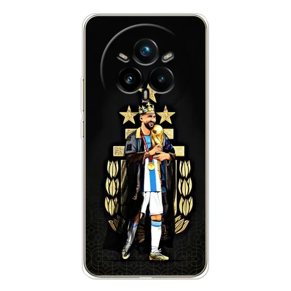 Чехол с рисунком «Месси король» для Realme 14 Pro Plus Чехол с рисунком «Месси король» для Realme 14 Pro Plus