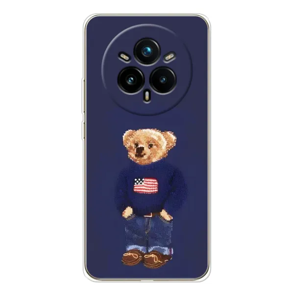 Чехол с рисунком «Мишка USA» для Realme 14 Pro Plus