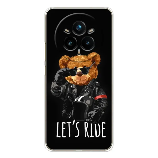 Чехол с рисунком «Модный Мишка» для Realme 14 Pro Plus