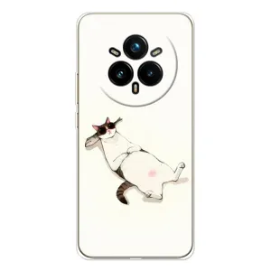 Чехол на тематику: Коты для Realme 14 Pro Plus (Отдых)