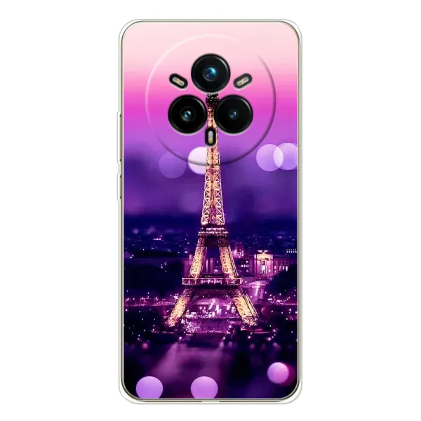 Чехол с рисунком «Париж башня» для Realme 14 Pro Plus Чехол с рисунком «Париж башня» для Realme 14 Pro Plus