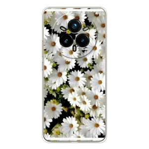 Чехол с ромашками на Realme 14 Pro Plus (Рамка в ромашках)