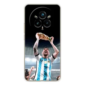 Чохли Лео Мессі Аргентина для Realme 14 Pro Plus (Щасливий Мессі)