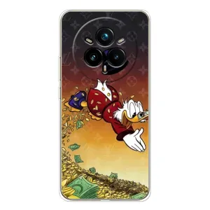 Силиконовый чехол для Realme 14 Pro Plus (Скрудж Луи Виттон)