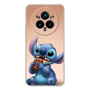 Чехол с рисунком Стич для Realme 14 Pro Plus (Стич с шоколадом)